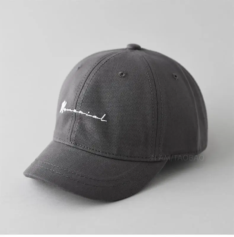 2025 Japanese Style Baseball Cap Grey Retro Big Head — feature 4