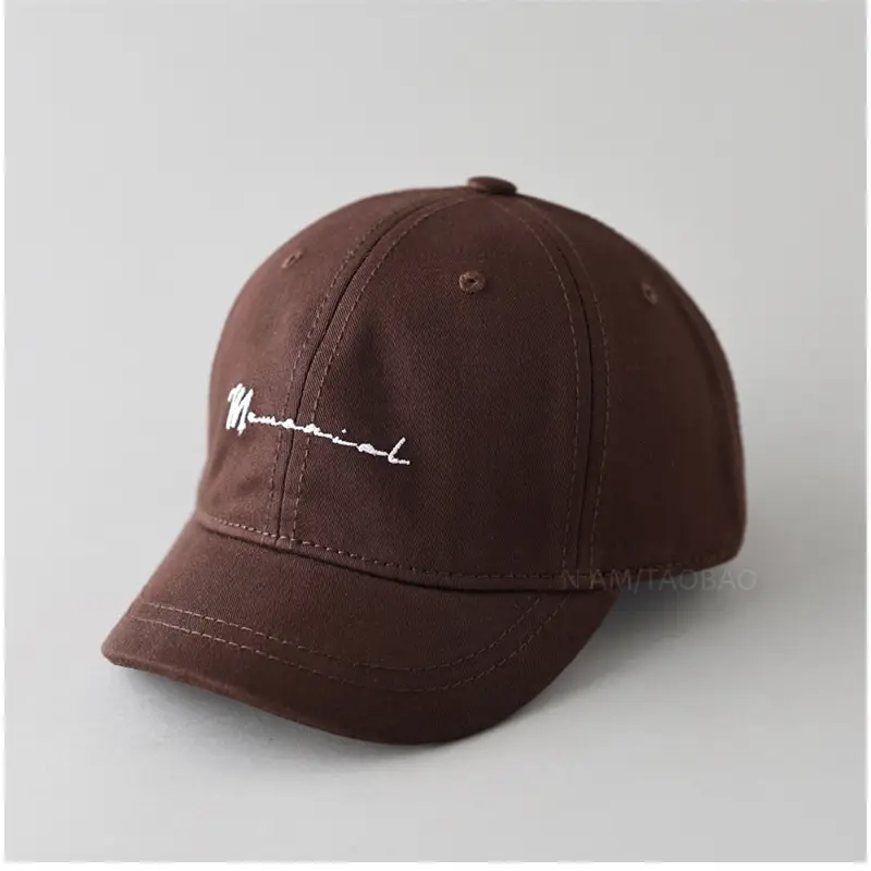 2025 Japanese Style Baseball Cap Grey Retro Big Head