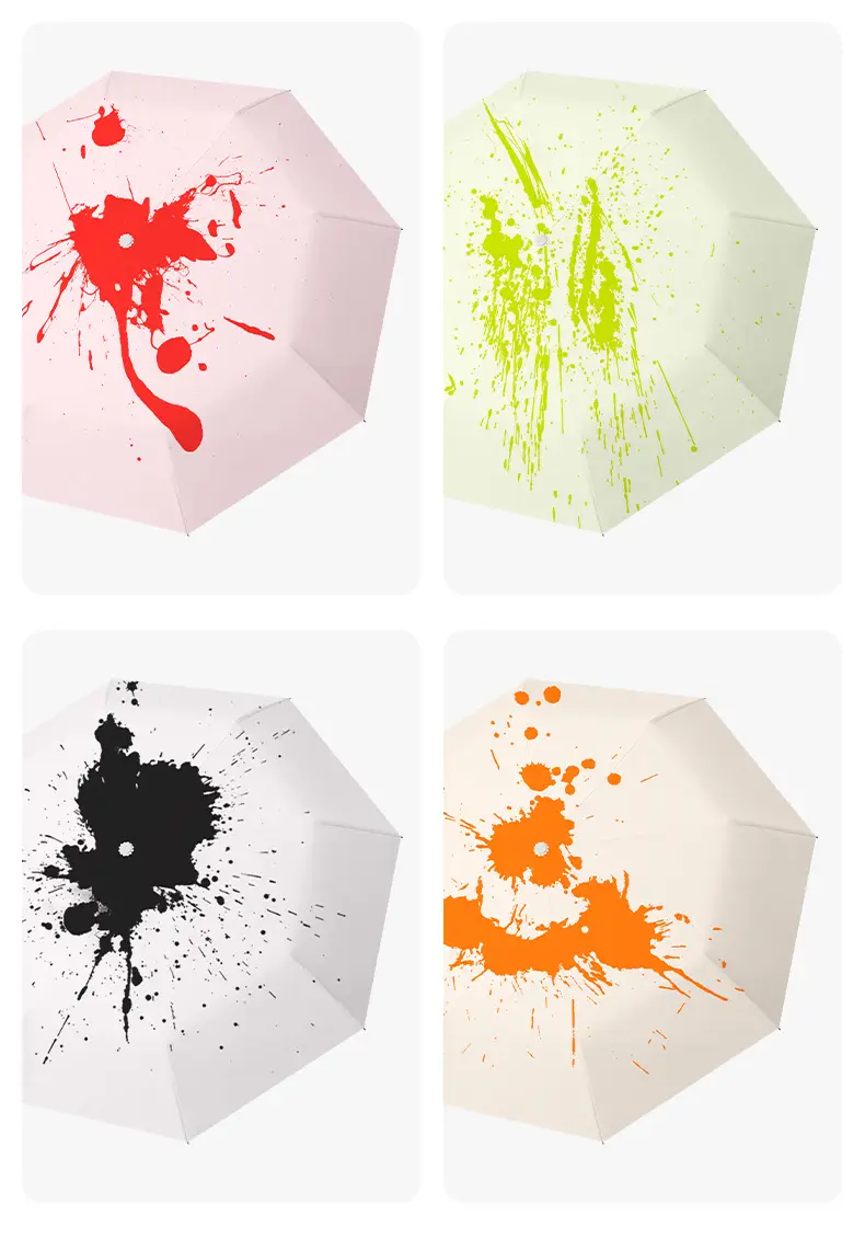 Color-Changing Umbrella with Ink Splash Effect — feature 10