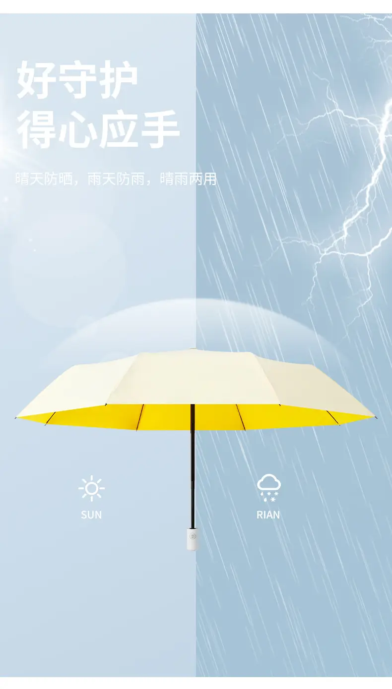 Color-Changing Umbrella with Ink Splash Effect — feature 7