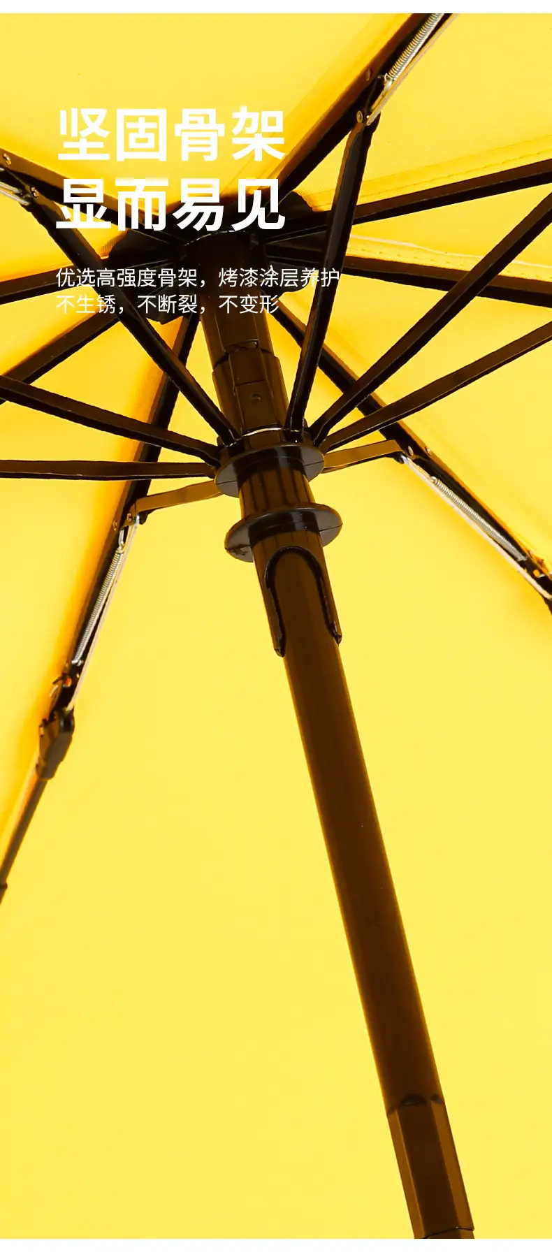 Color-Changing Umbrella with Ink Splash Effect — feature 8