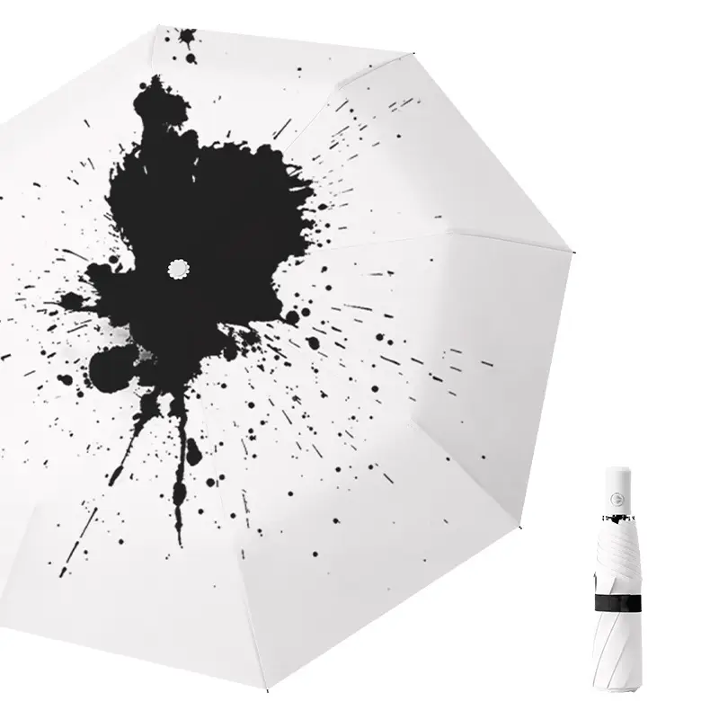 Color-Changing Umbrella with Ink Splash Effect - Image 4