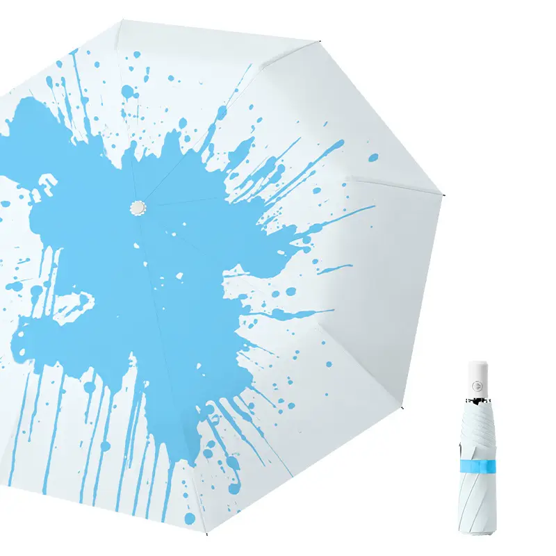 Color-Changing Umbrella with Ink Splash Effect - Image 6