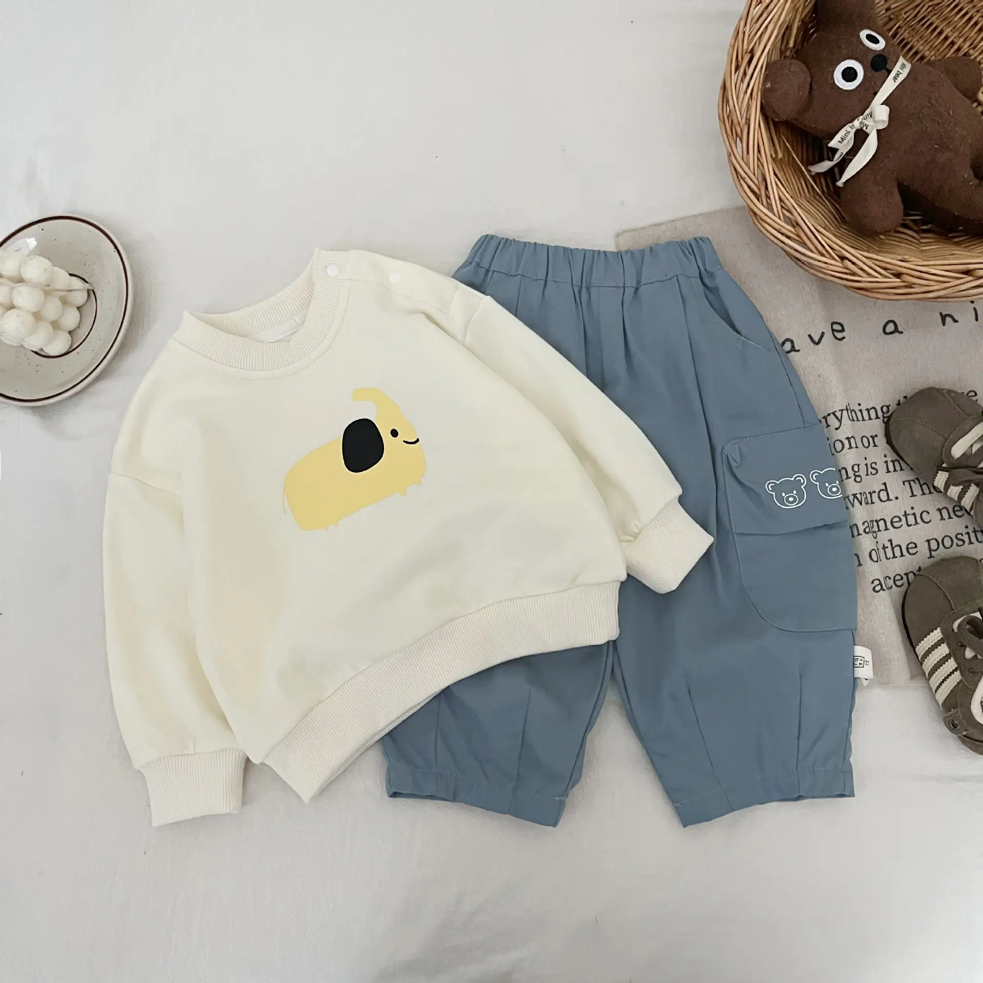 Boys Sweatshirt Cartoon Print Long Sleeve Spring 2025