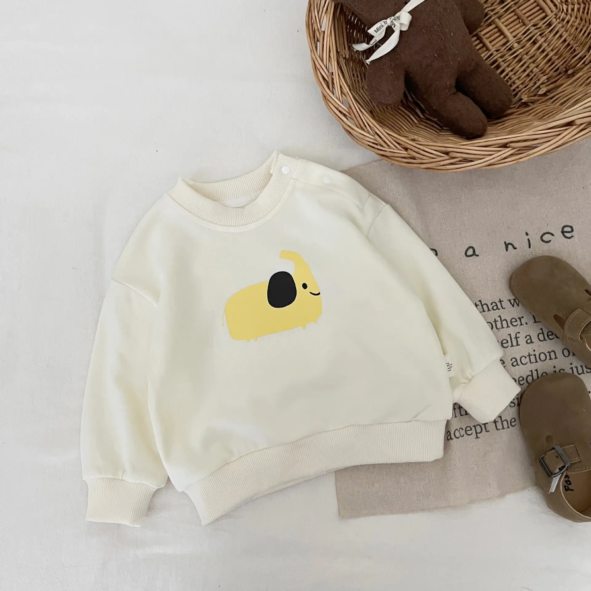 Boys Sweatshirt Cartoon Print Long Sleeve Spring 2025