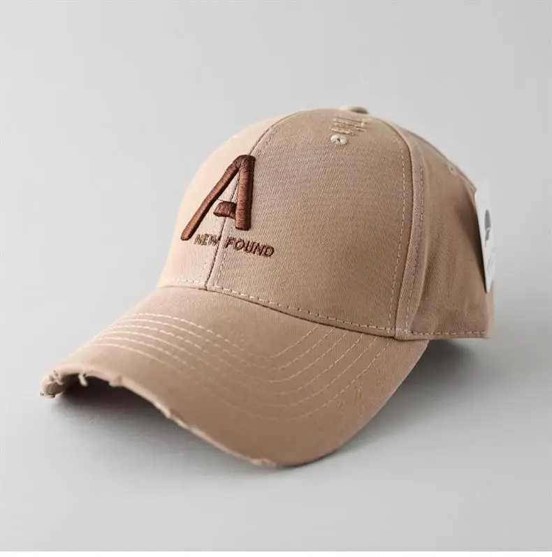 Women's Red A Letter Embroidered Baseball Cap — feature 13