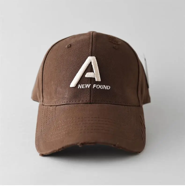 Women's Red A Letter Embroidered Baseball Cap — feature 7