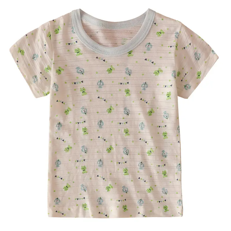 Japanese 2-Piece Kids T-Shirt Set Pink White Summer Baby Top - Image 20