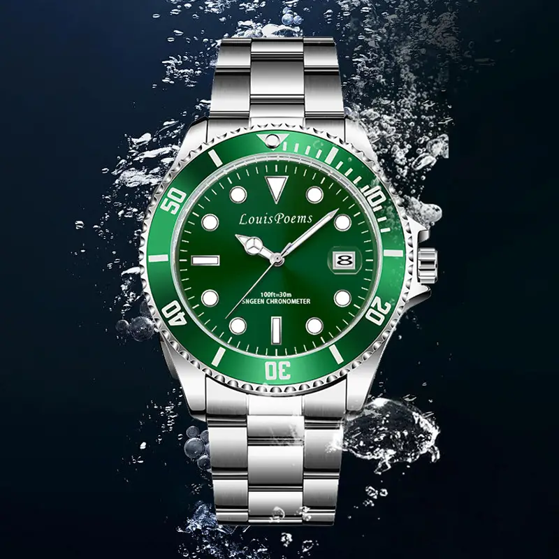 Green Water Ghost Series Men's Quartz Watch - Image 4