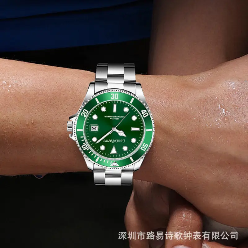 Green Water Ghost Series Men's Quartz Watch — feature 2