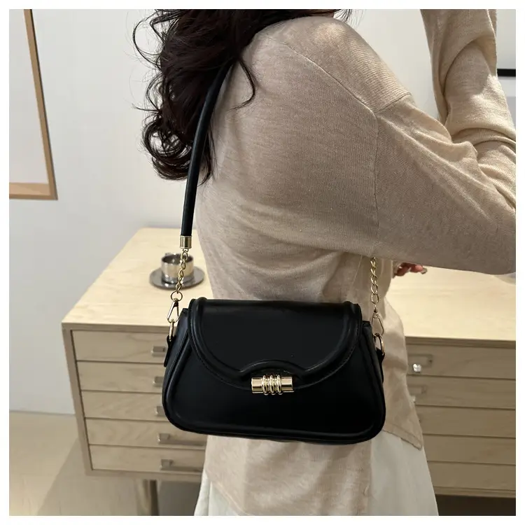 Black Korean Style Shoulder Bag for Women — feature 10