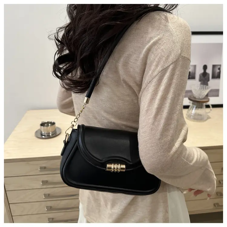 Black Korean Style Shoulder Bag for Women — feature 8