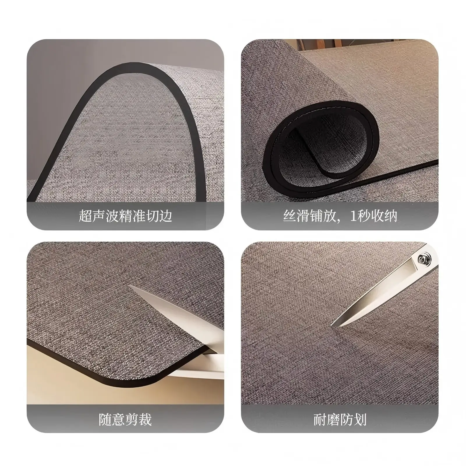 Desk Pad Computer Desk Pad Cotton and Linen Texture Leather Tablecloth Writing Desk Mouse Pad Desk Pad Office Desk Pad Computer Pad - Image 9