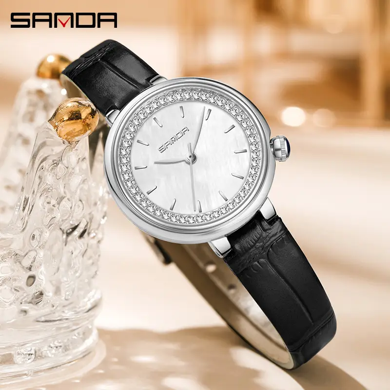 Sanda Exquisite Diamond Encrusted Women's Watch - Image 13