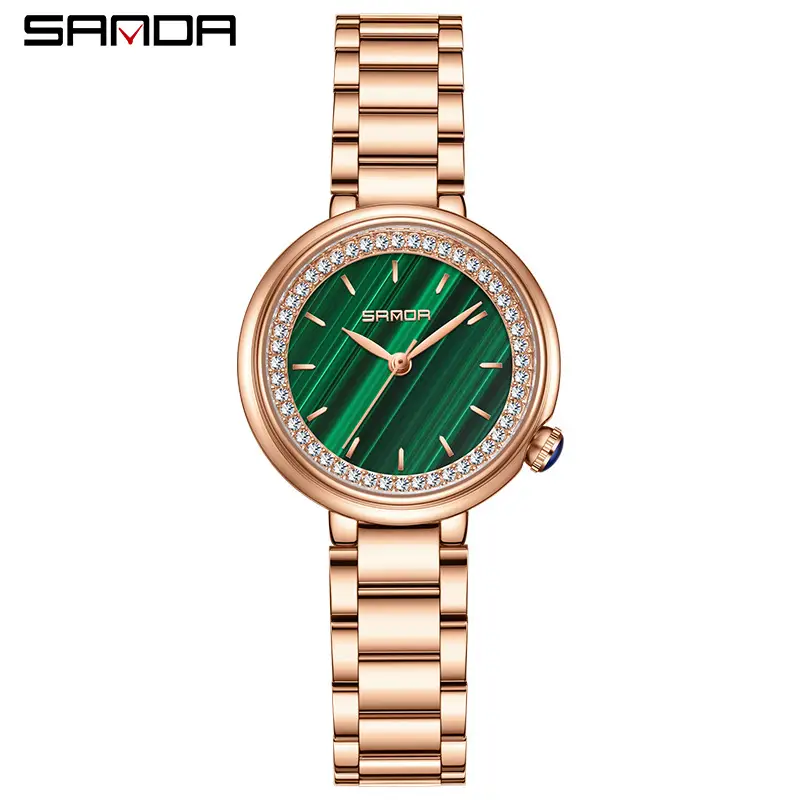 Sanda Exquisite Diamond Encrusted Women's Watch - Image 3
