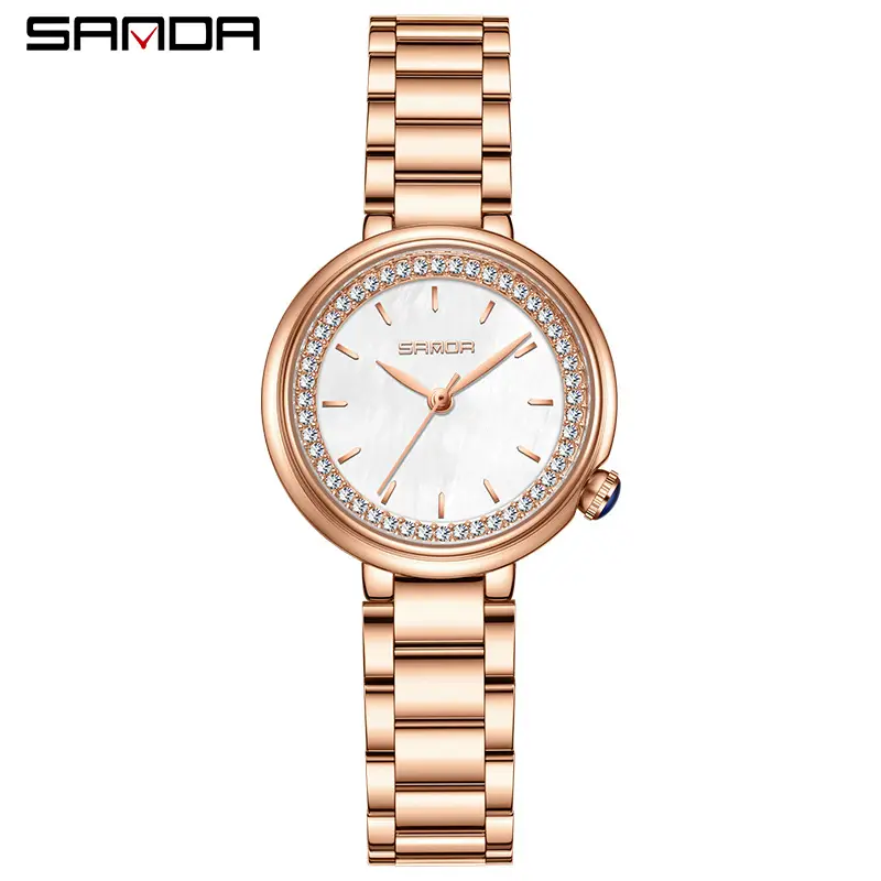 Sanda Exquisite Diamond Encrusted Women's Watch - Image 4