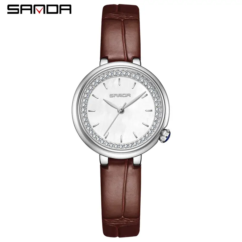Sanda Exquisite Diamond Encrusted Women's Watch - Image 7