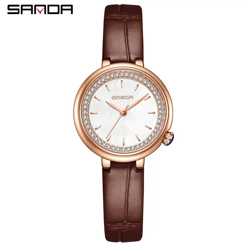 Sanda Exquisite Diamond Encrusted Women's Watch - Image 8