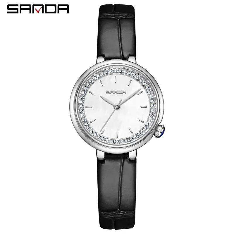 Sanda Exquisite Diamond Encrusted Women's Watch - Image 9