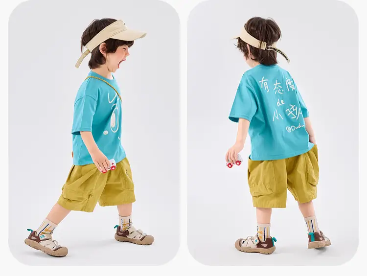 Baby T-shirt Doodle Print Cotton Summer Boys — feature 25