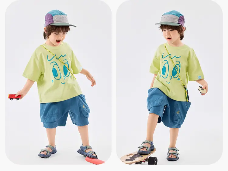 Baby T-shirt Doodle Print Cotton Summer Boys — feature 31