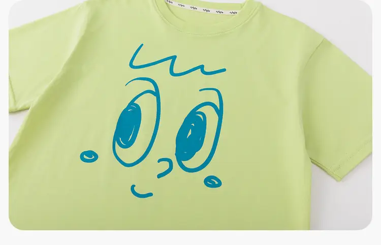 Baby T-shirt Doodle Print Cotton Summer Boys — feature 35