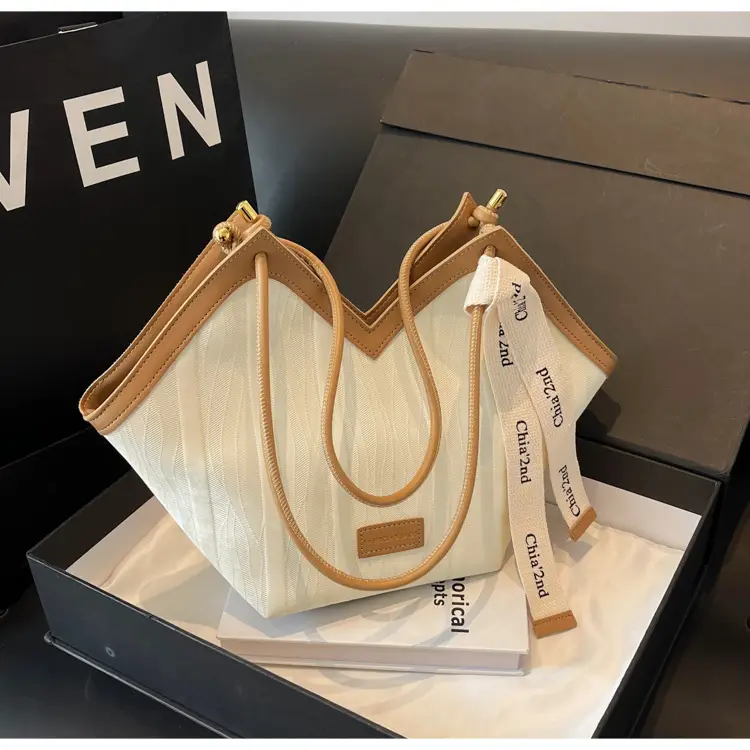 2025 Korean Style Women's White Tan Shoulder Bag — feature 33