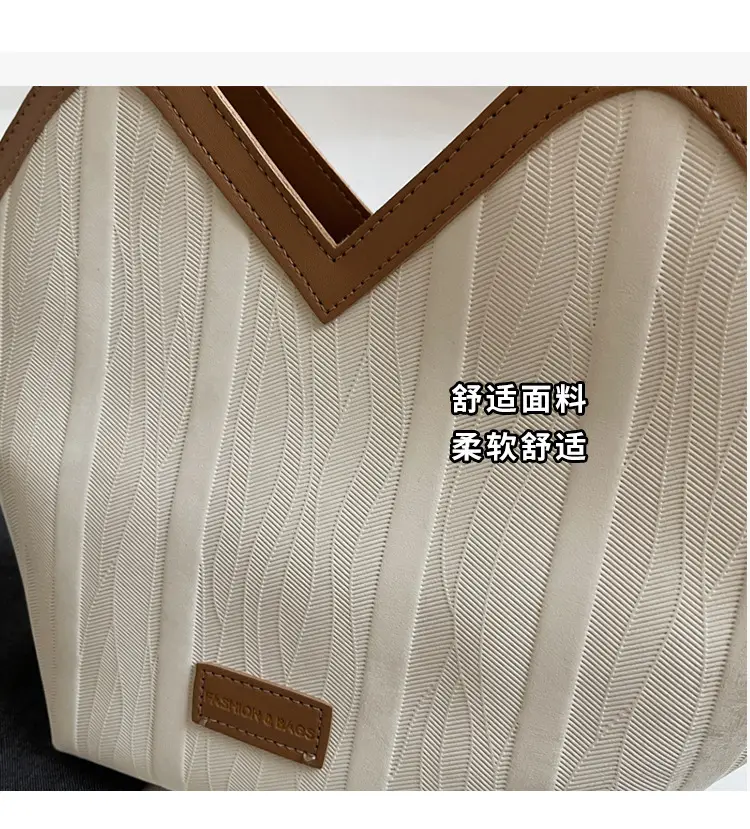 2025 Korean Style Women's White Tan Shoulder Bag — feature 9
