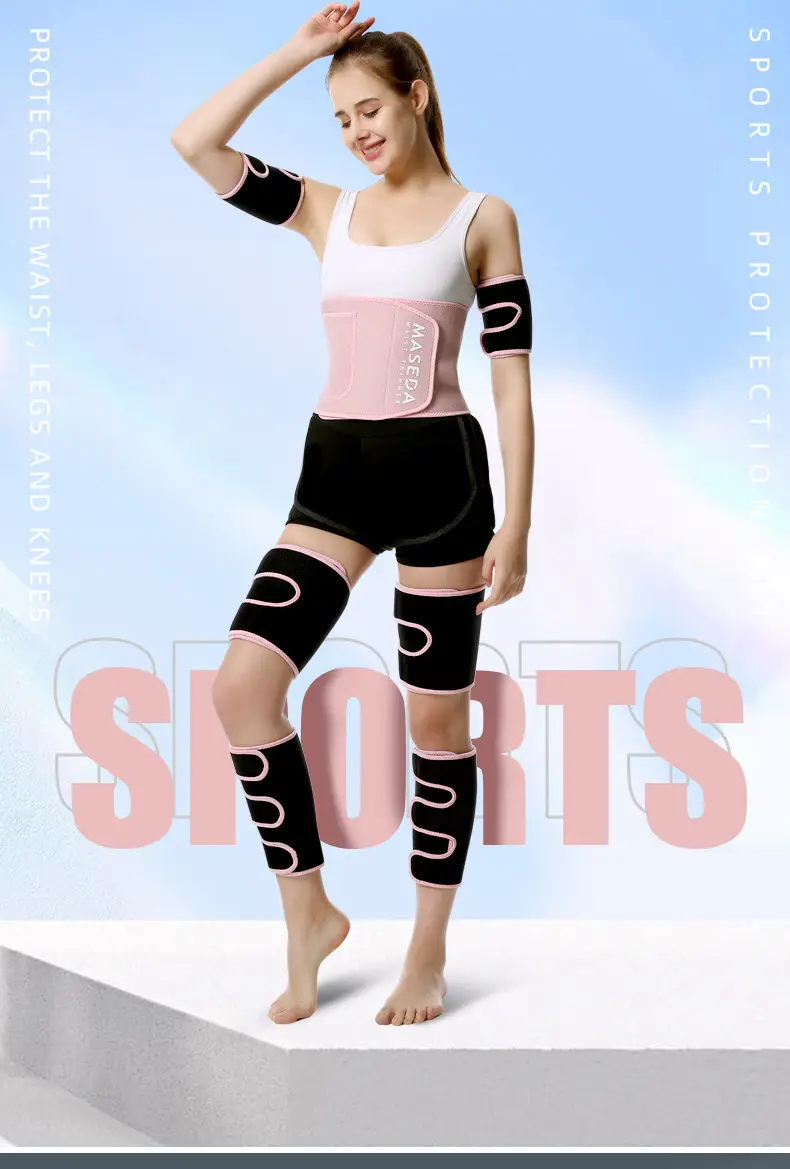 Women's Black Pink Waist Protection Belt for Abdominal Training — feature 2