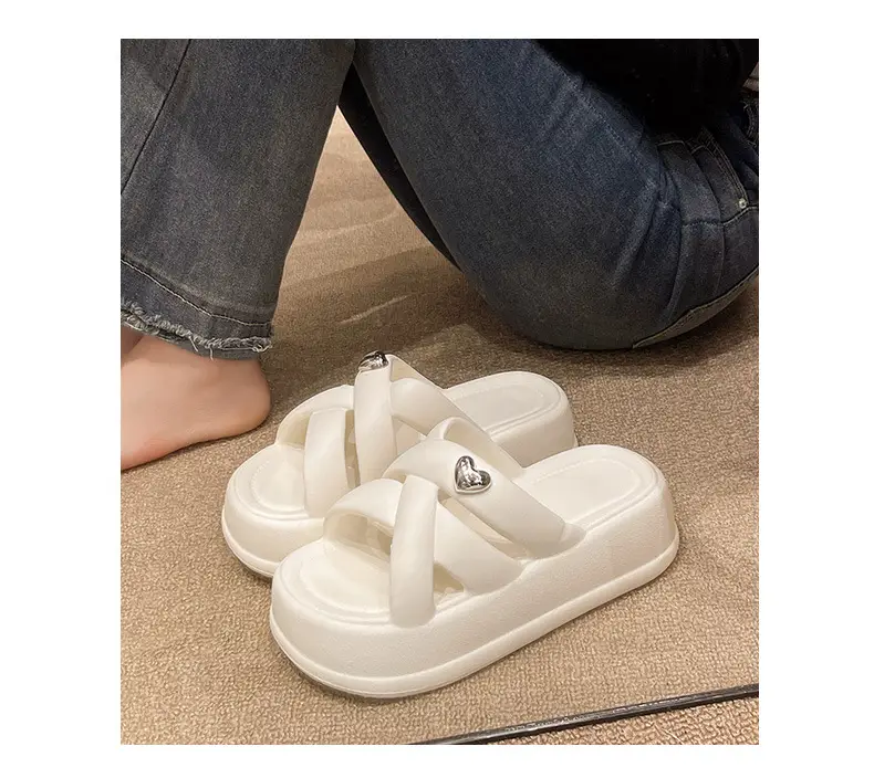 Women's Black EVA Thick Sole Sandals Summer — feature 14