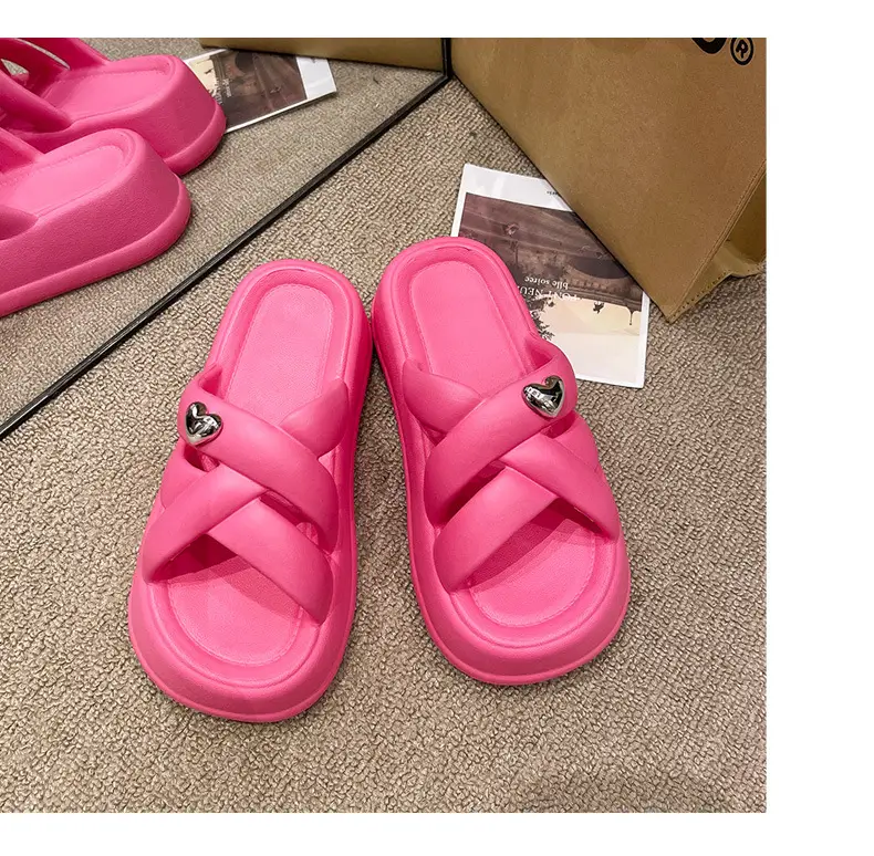 Women's Black EVA Thick Sole Sandals Summer — feature 21