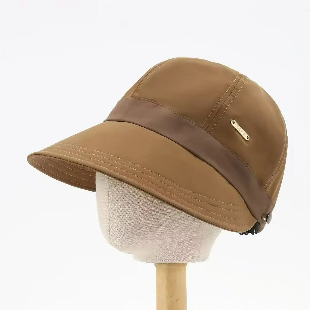 2025 Spring Sun Hat for Kids Beige Fisherman Cap - Image 7