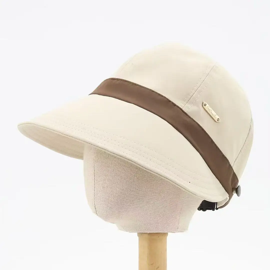 2025 Spring Sun Hat for Kids Beige Fisherman Cap - Image 8