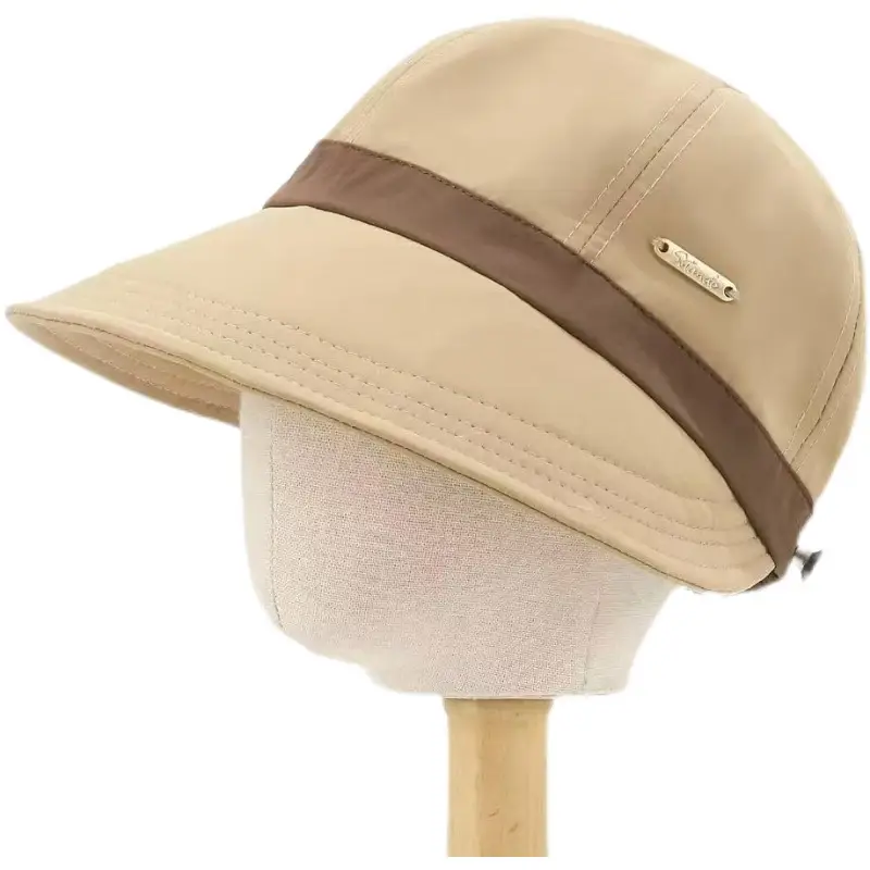 2025 Spring Sun Hat for Kids Beige Fisherman Cap - Image 9