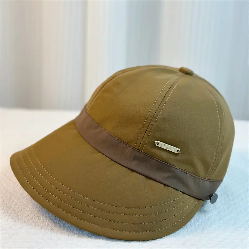 2025 Spring Sun Hat for Kids Beige Fisherman Cap - Image 3