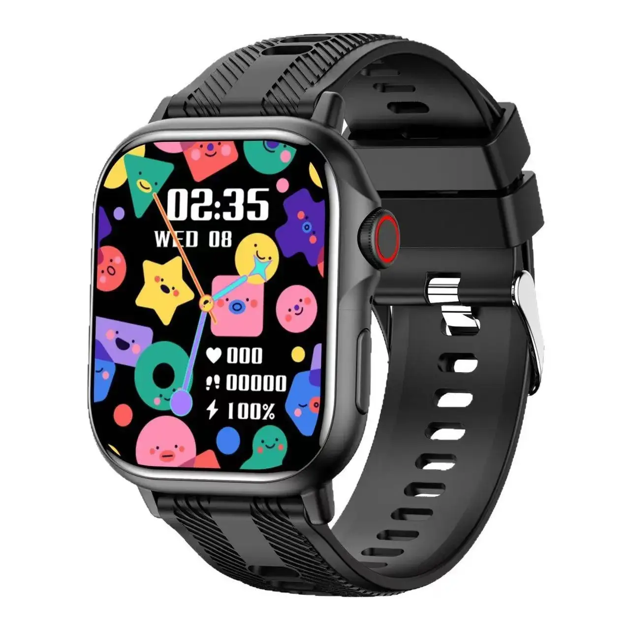 Multi-Functional Smart Sports Watch with Heart Rate & Step Counter