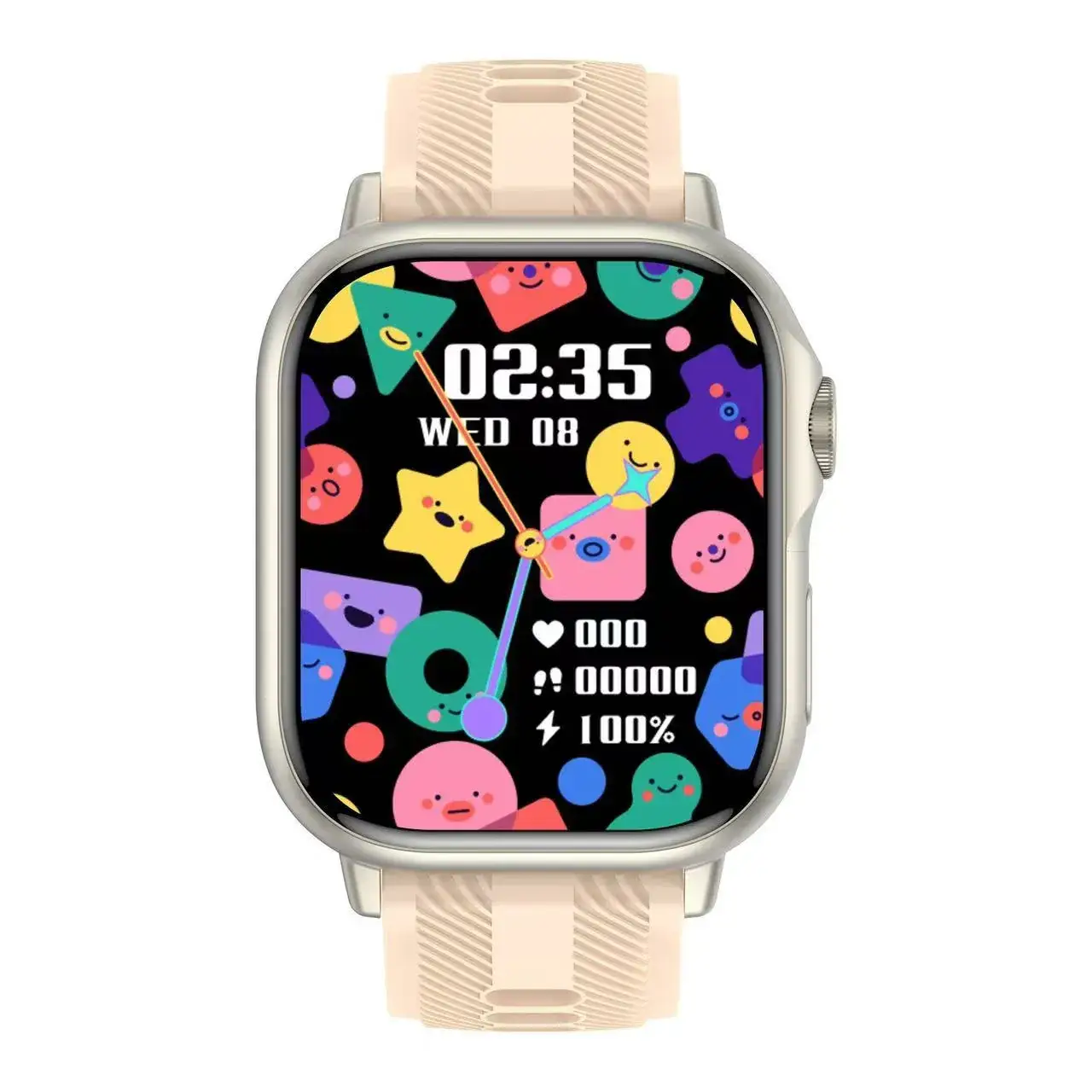 Multi-Functional Smart Sports Watch with Heart Rate & Step Counter