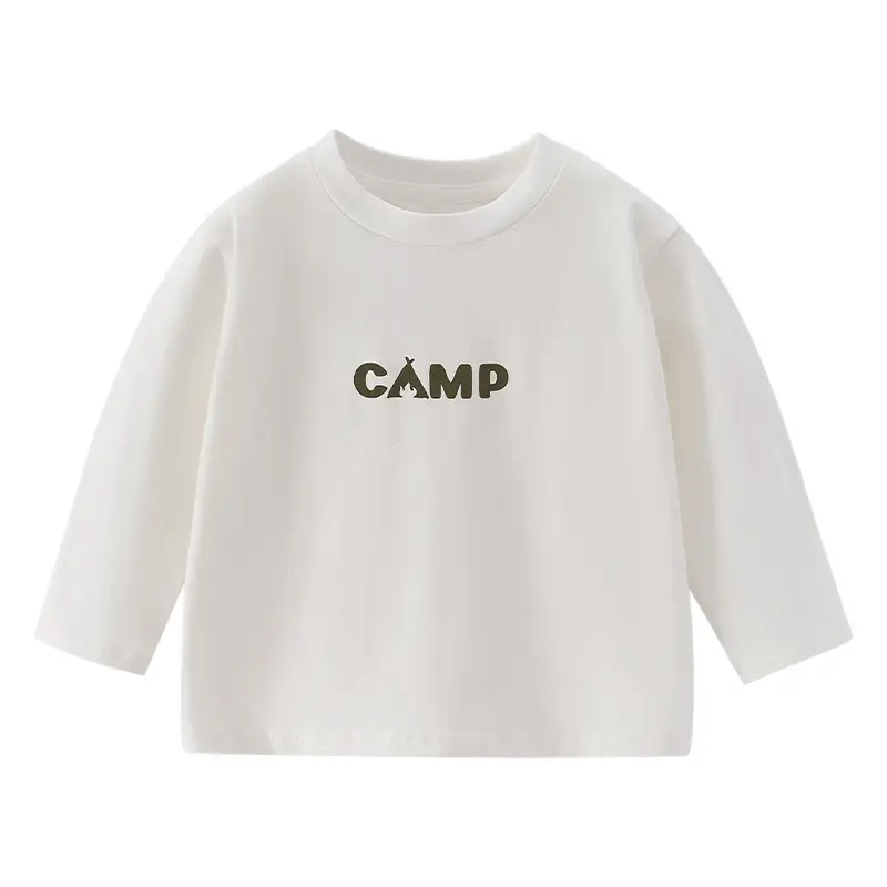 Jerry Baby Boys' White Long Sleeve T-Shirt 2026 Autumn Outfit 5A Antibacterial - Image 6