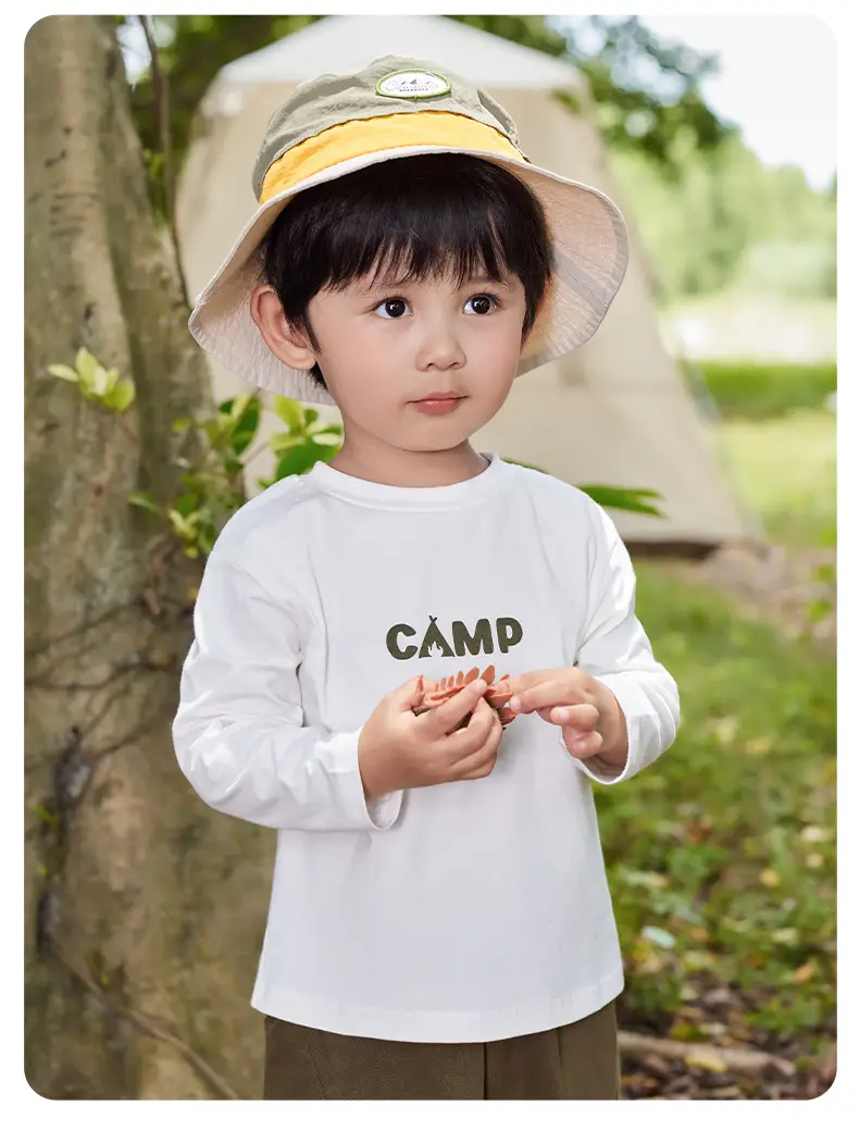 Jerry Baby Boys' White Long Sleeve T-Shirt 2026 Autumn Outfit 5A Antibacterial — feature 17