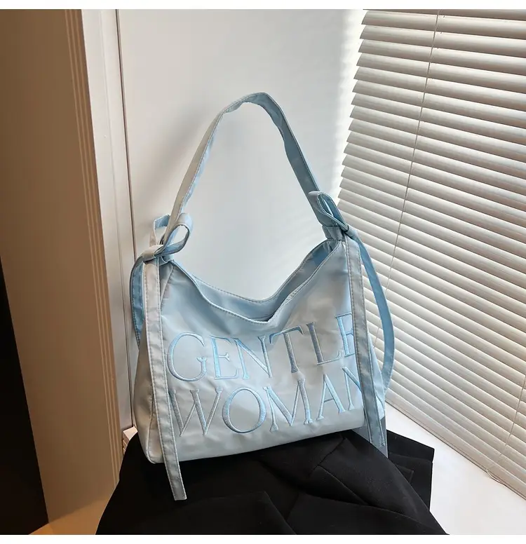 Light Blue Embroidered Crossbody Bag for Women — feature 20