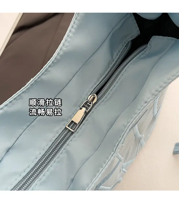Light Blue Embroidered Crossbody Bag for Women — feature 6