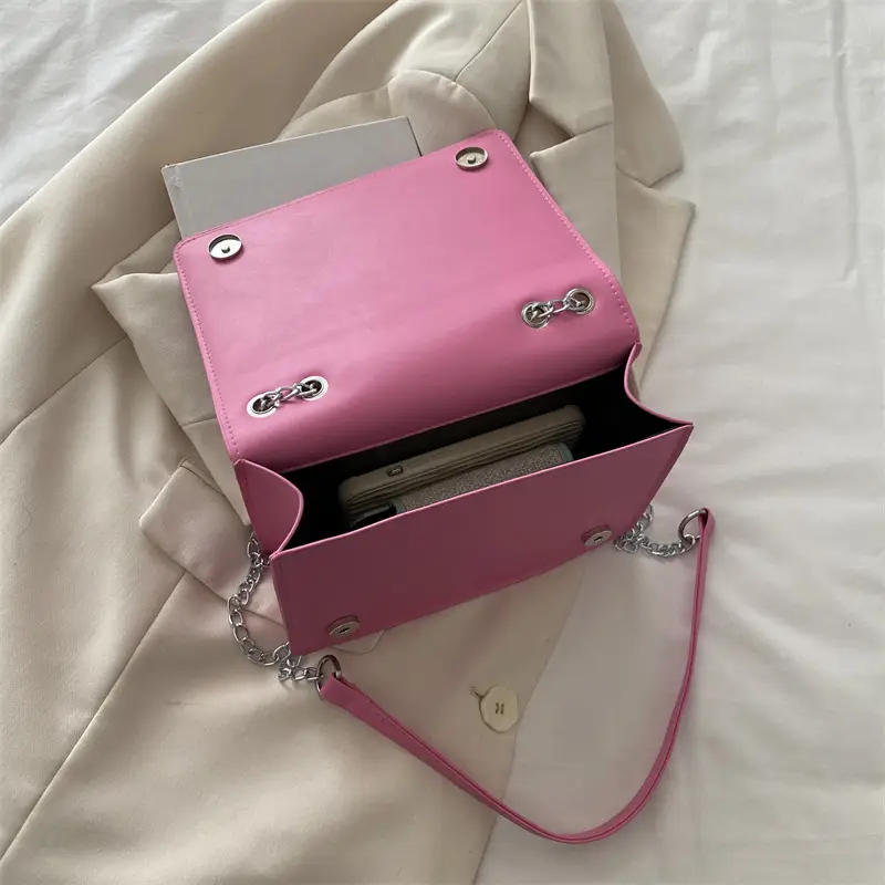 Black French Style Shoulder Crossbody Bag 2025 - Image 6