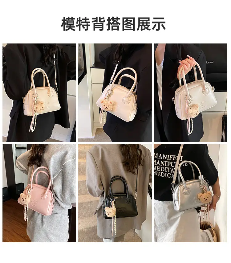 Silver Shoulder Crossbody Bag for Women Spring Summer — feature 11