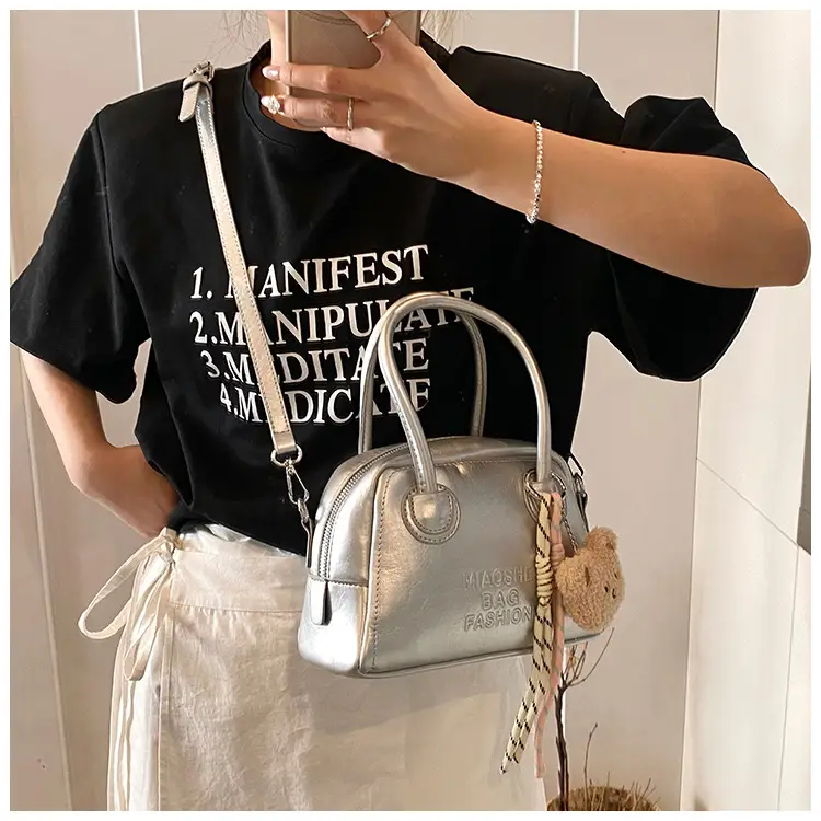 Silver Shoulder Crossbody Bag for Women Spring Summer — feature 28