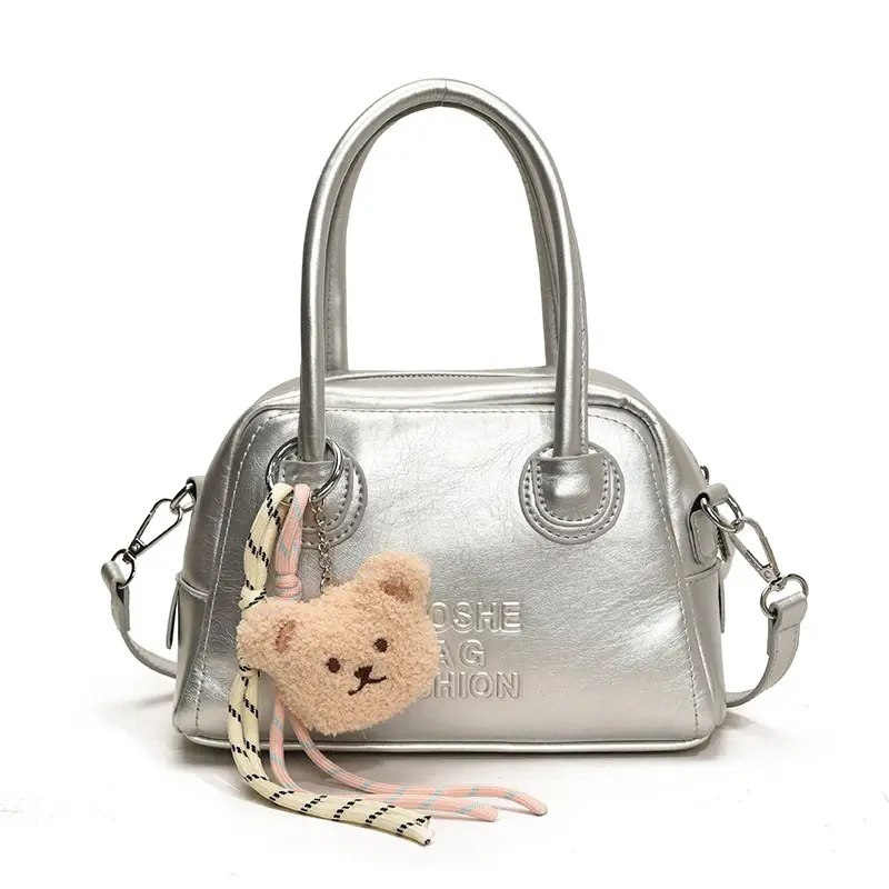 Silver Shoulder Crossbody Bag for Women Spring Summer - Image 7