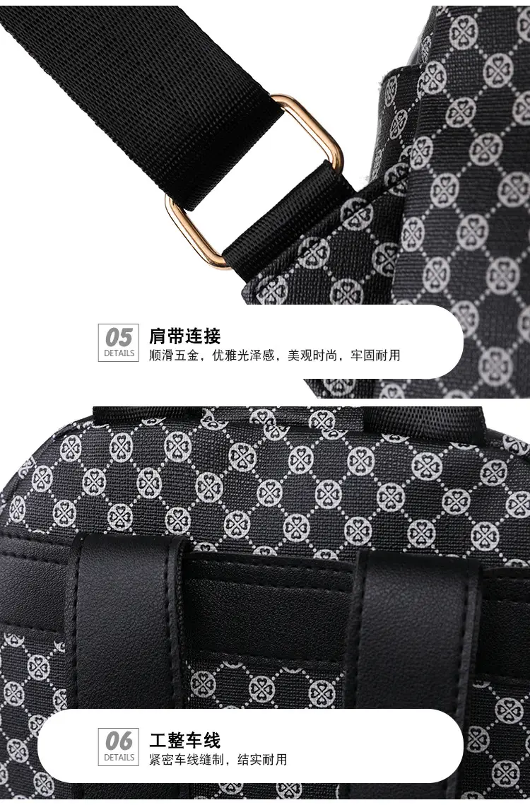 Women's Retro Printed Checkered Backpack 2025 — feature 31