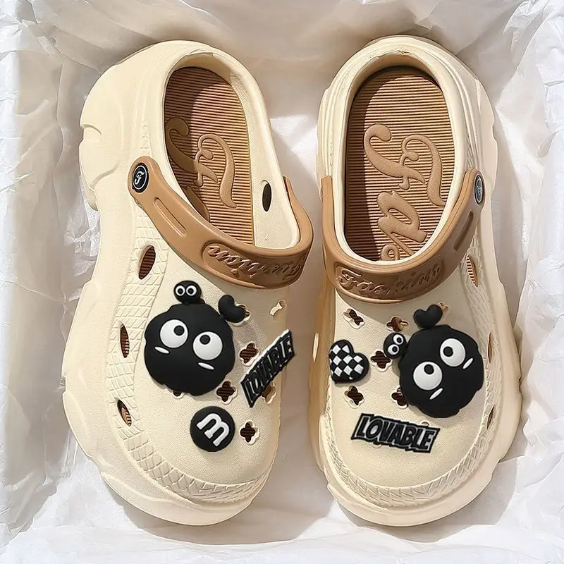 Shoes for Women to Step on Shoes for Summer 2025 New Style Indoor Home Furnishing Thick-soled Non-slip Sandals for Women - Image 3