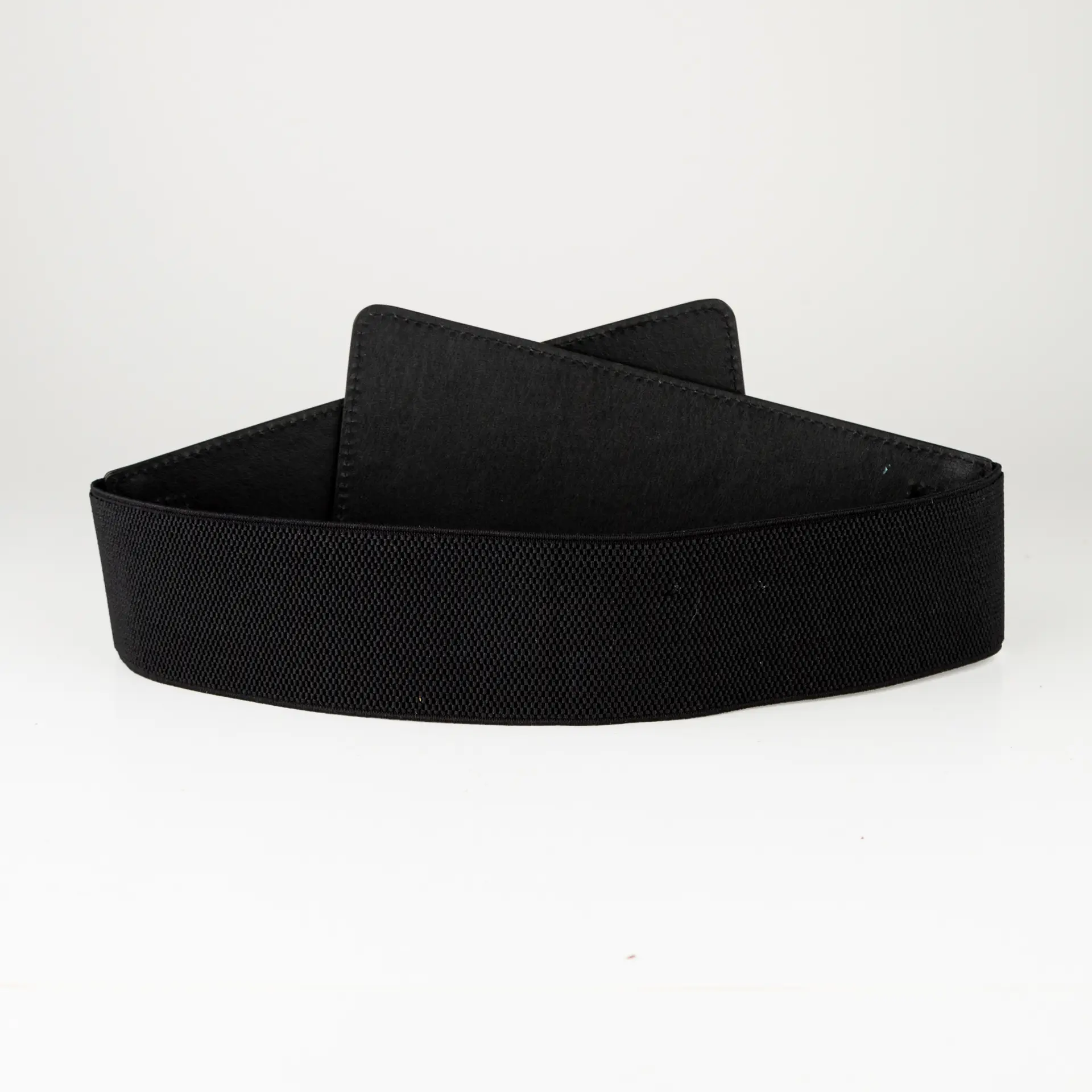 Black Vintage Belt with Gold Buckle for Women - Image 6