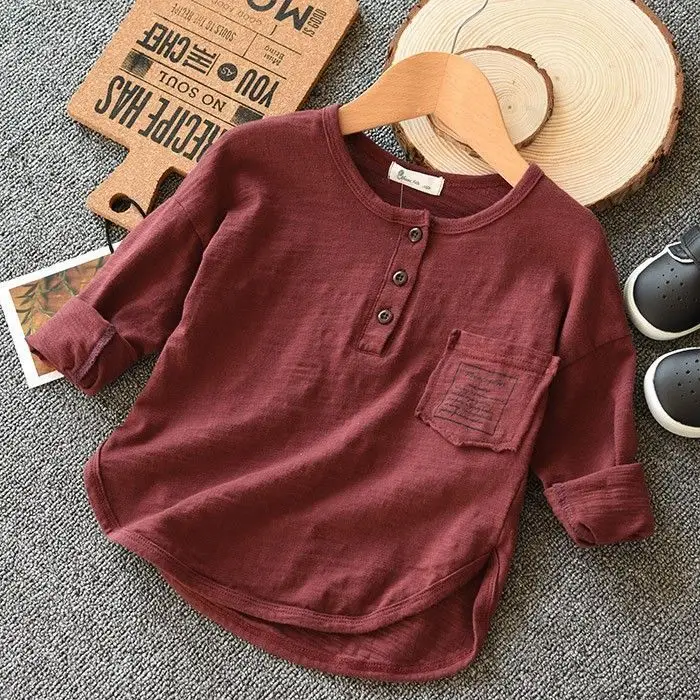Boys Long Sleeve T-Shirt Grey Large 2025 — feature 17
