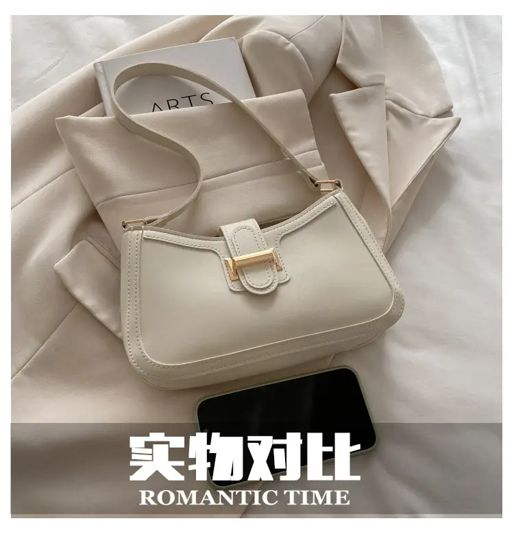 White Textured Crossbody Bag for Women 2025 Spring — feature 6